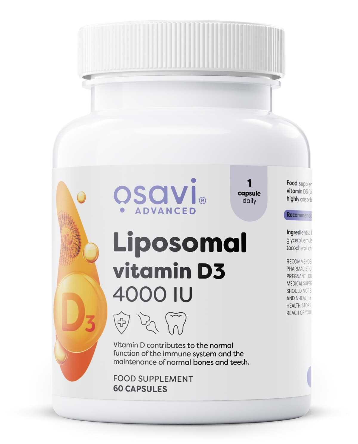 Osavi - Liposomal Vitamin D3, 4000IU – Osavi packaging