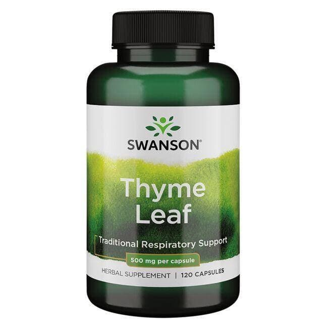 Swanson - Thyme Leaf - 120 Caps – Swanson förpackning