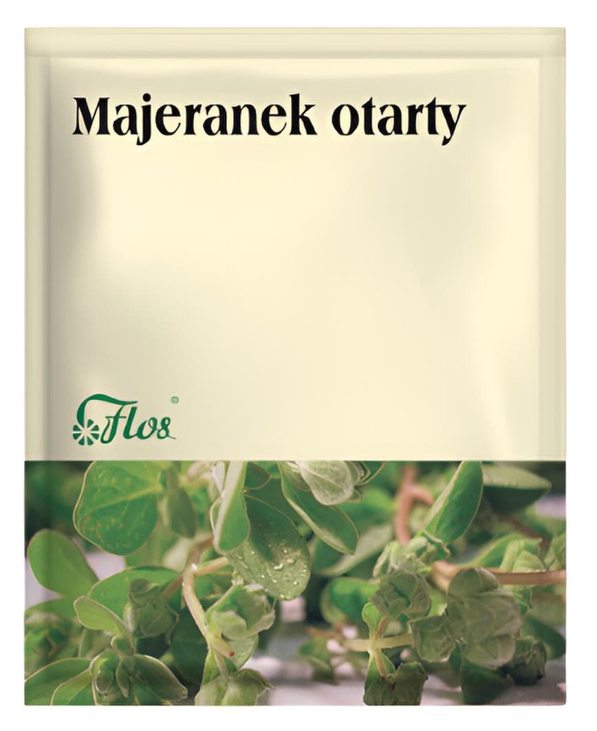 Flos - Majeranek 500 mg, kapsułki wegetariańskie, 60 sztuk – Flos packaging