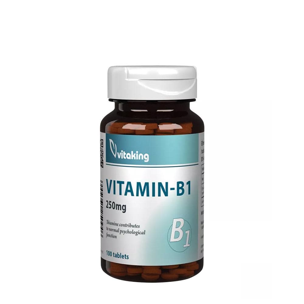 Vitaking - Vitamin B1 100 mg kapslar – Vitaking förpackning