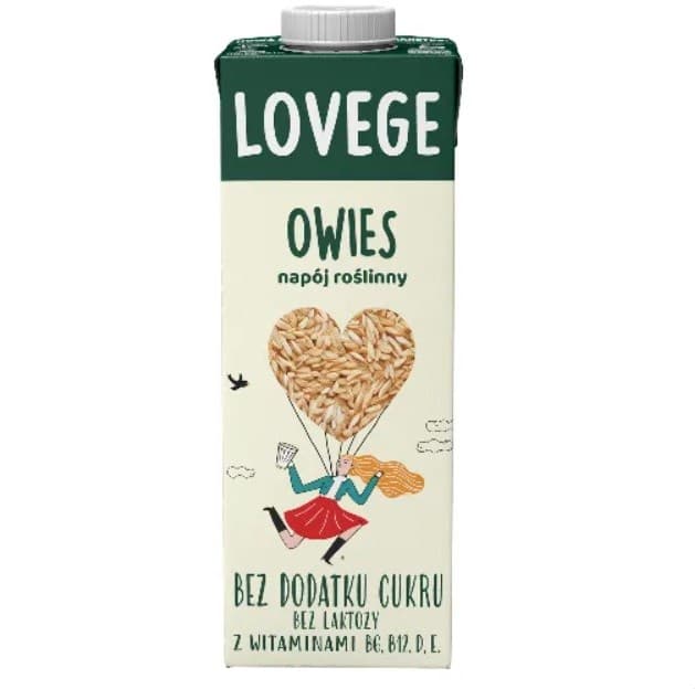 Sante Napój Lovege Owsiany Bez Cukru 1l | San – LOVEGE packaging
