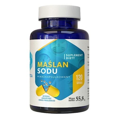 Hepatica - Sodium Butyrate - 120 cápsulas – Hepatica packaging