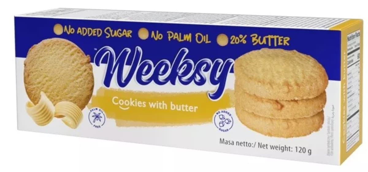BOGUTTI Sprøde smørkager uden sukker 120g