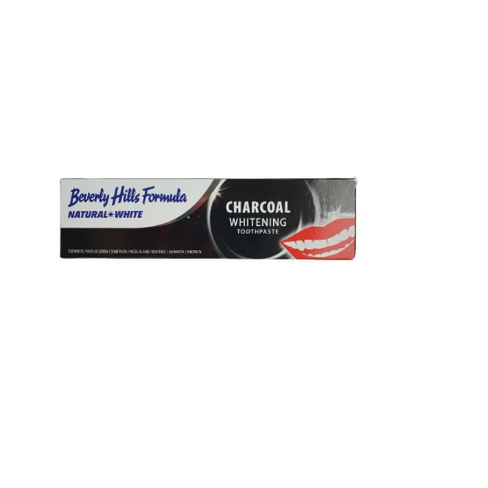 Pasta de dientes Natural White Charcoal Beverly Hills Formula 100 ml | CitiPharm