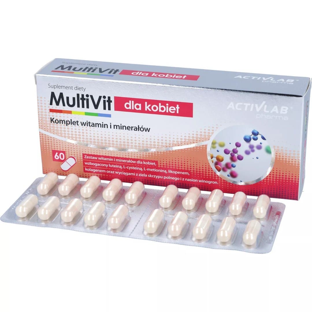 ActivLab - MultiVit for Women - 60 Caps