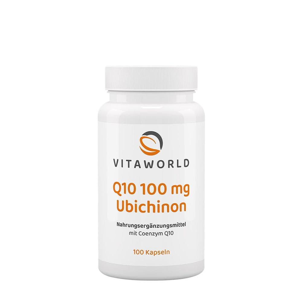 Vitaworld - Coenzyme Q10 Ubiquinone - 100 Kapseln – Vitaworld Verpackung