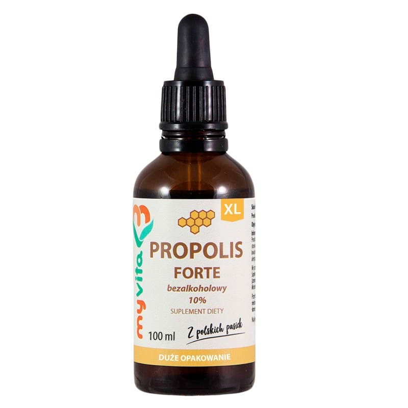 MyVita Propolis Forte 10% Alcohol-Free Drops – MyVita förpackning