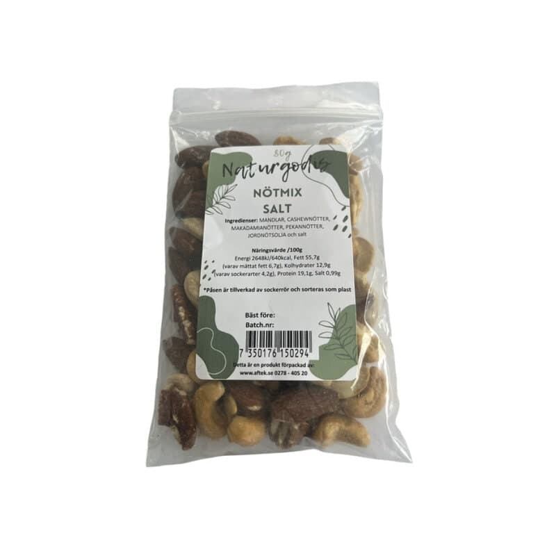 Mistura de Nozes Salgada 80g