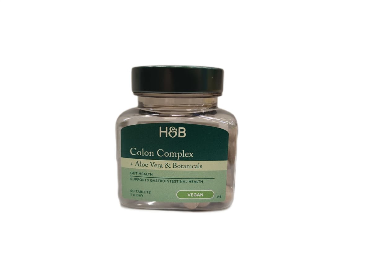 Holland & Barrett - Colon Complex + Aloe Vera & Botanicals – Holland & Barrett packaging