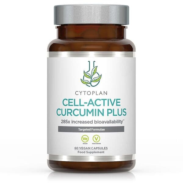 Cytoplan Cell-Active Curcumin Plus 500 mg – 60 plantaardige capsules – Cytoplan verpakking