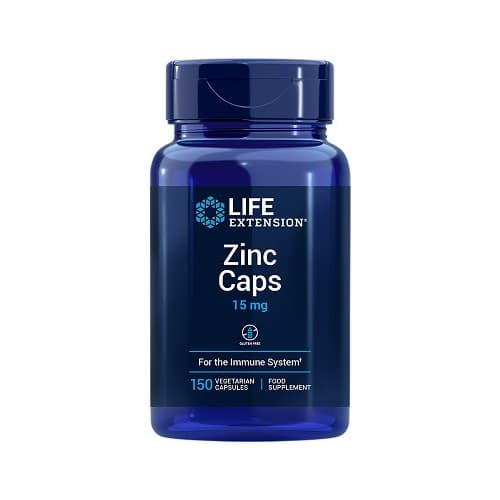 Life Extension - Zinc Caps, 15mg EU (150 capsule) – Life Extension confezione
