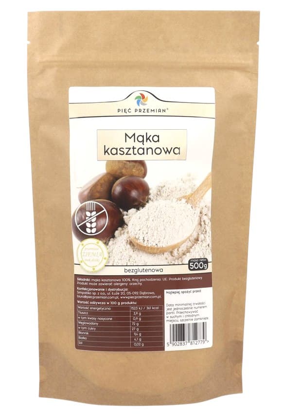 Pięć Przemian - Chestnut Flour – Pięć Przemian förpackning