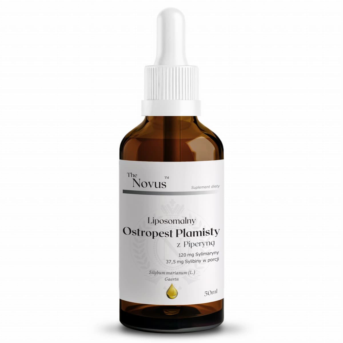The Novus - Gouttes de chardon-Marie liposomal avec piperine 50ml – The Novus packaging