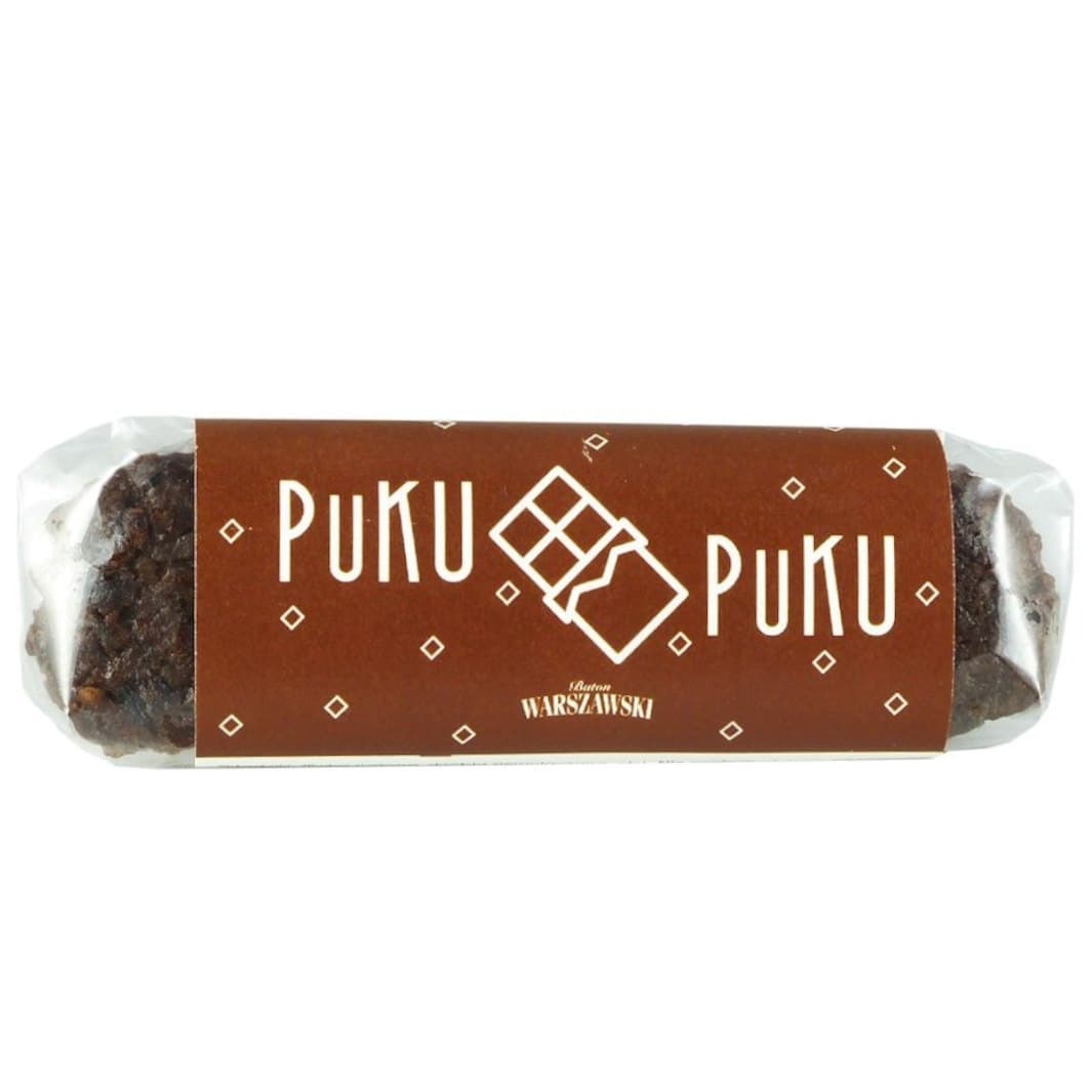 Warszawski - Puku Puku Brownie Bar 40g – Baton Warszawski verpakking