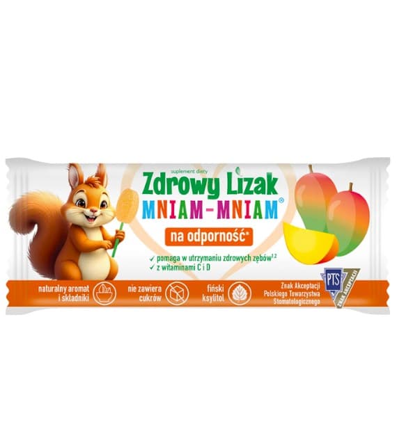 Zdrowy Lizak / Mniam-Mniam - Zuckerfreier Lutscher – Zdrowy Lizak / Mniam-Mniam packaging