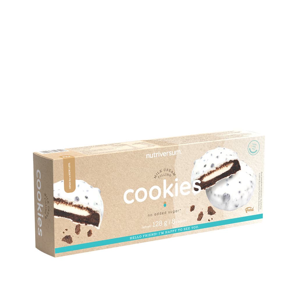 Nutriversum - Cookies - 128g / 8 Cookies – Nutriversum förpackning