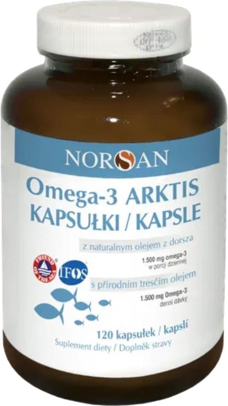 Norsan - Omega-3 Arktis Kapsulki 120 capsule – Norsan confezione