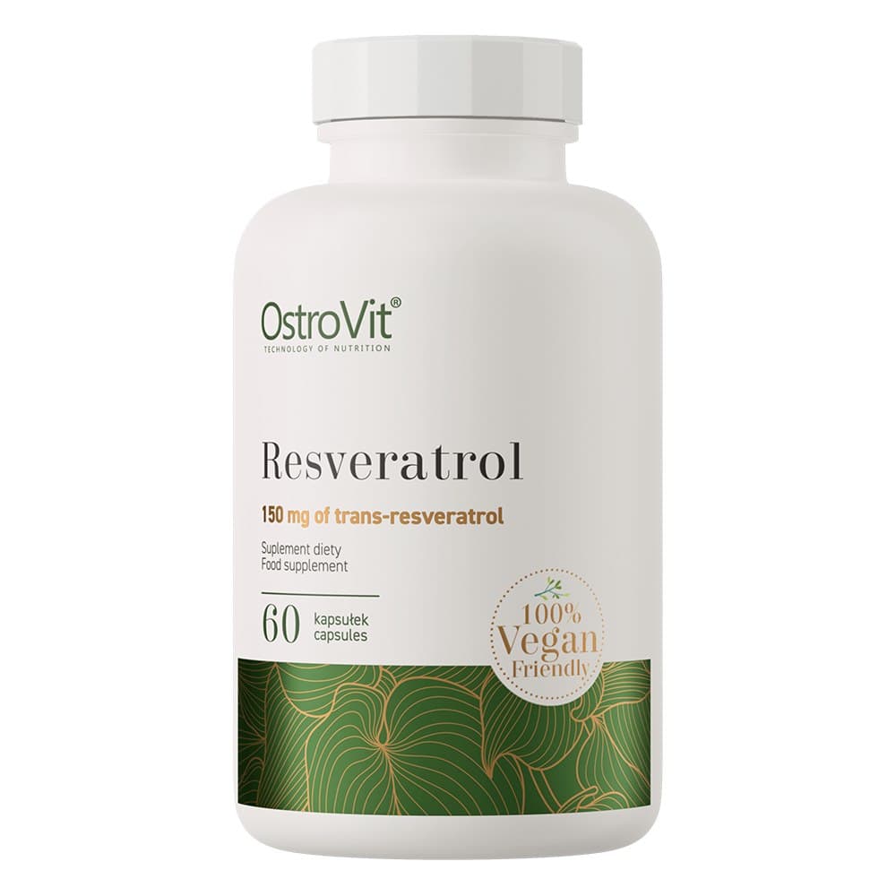 OstroVit Resveratrol 150 mg - 60 capsules végétariennes – OstroVit emballage
