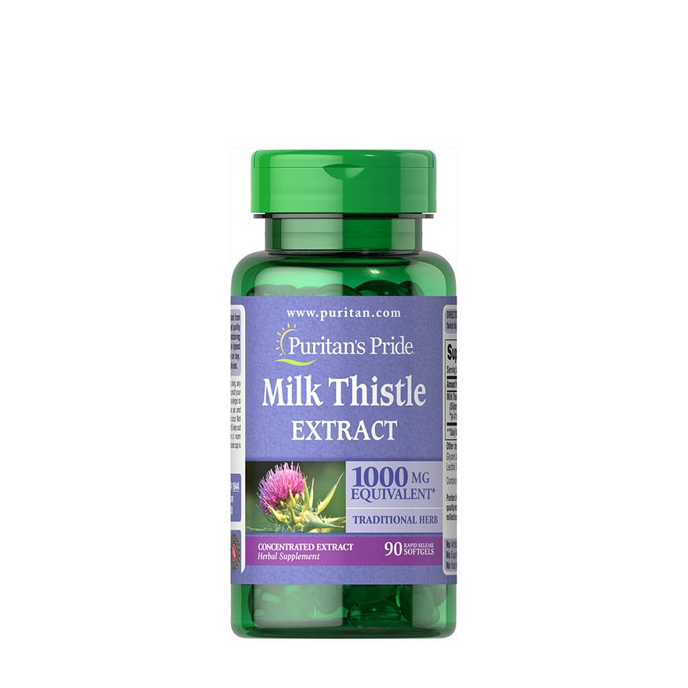 Puritan's Pride - Mælkeurt-ekstrakt - 90 Softgels – Puritan's Pride emballage