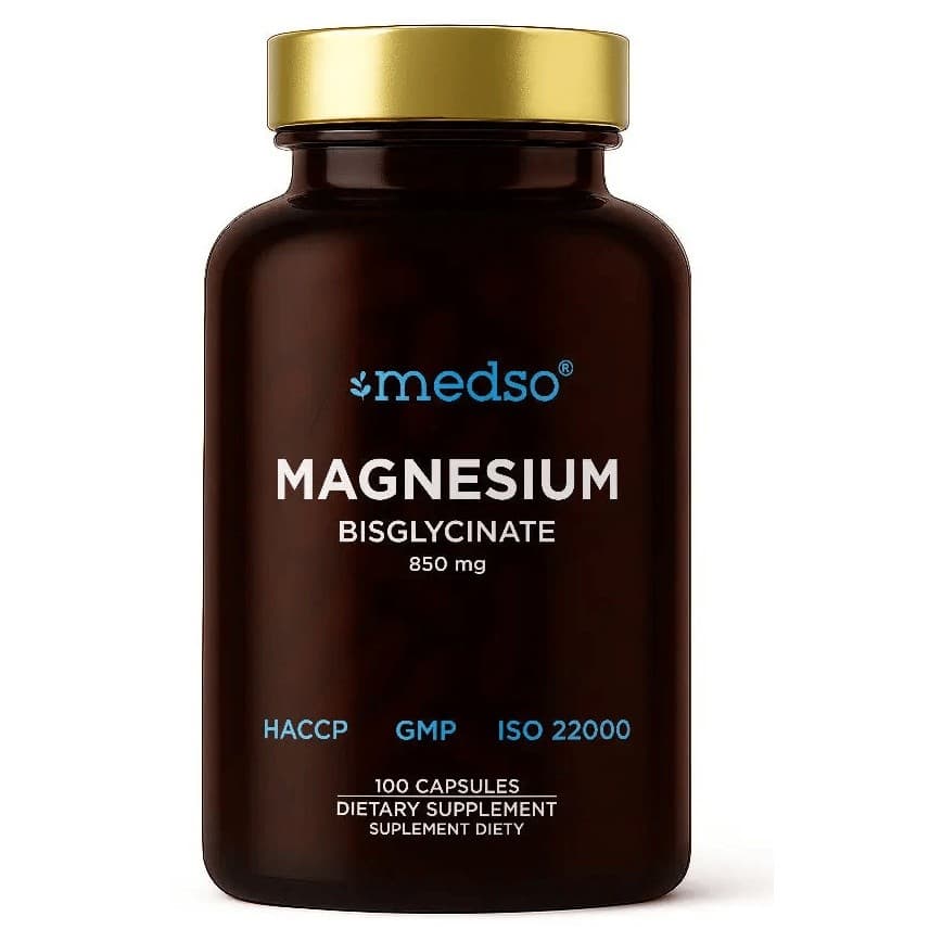 Medso Diglicynian de magnésium 850 mg 100 capsules – Medso emballage