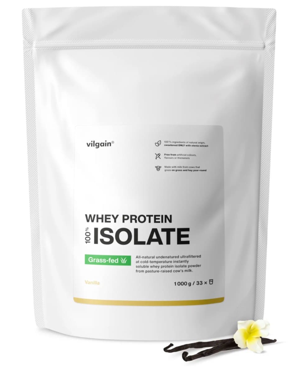 Vilgain - Isolat de protéines nourries à l'herbe Vanille