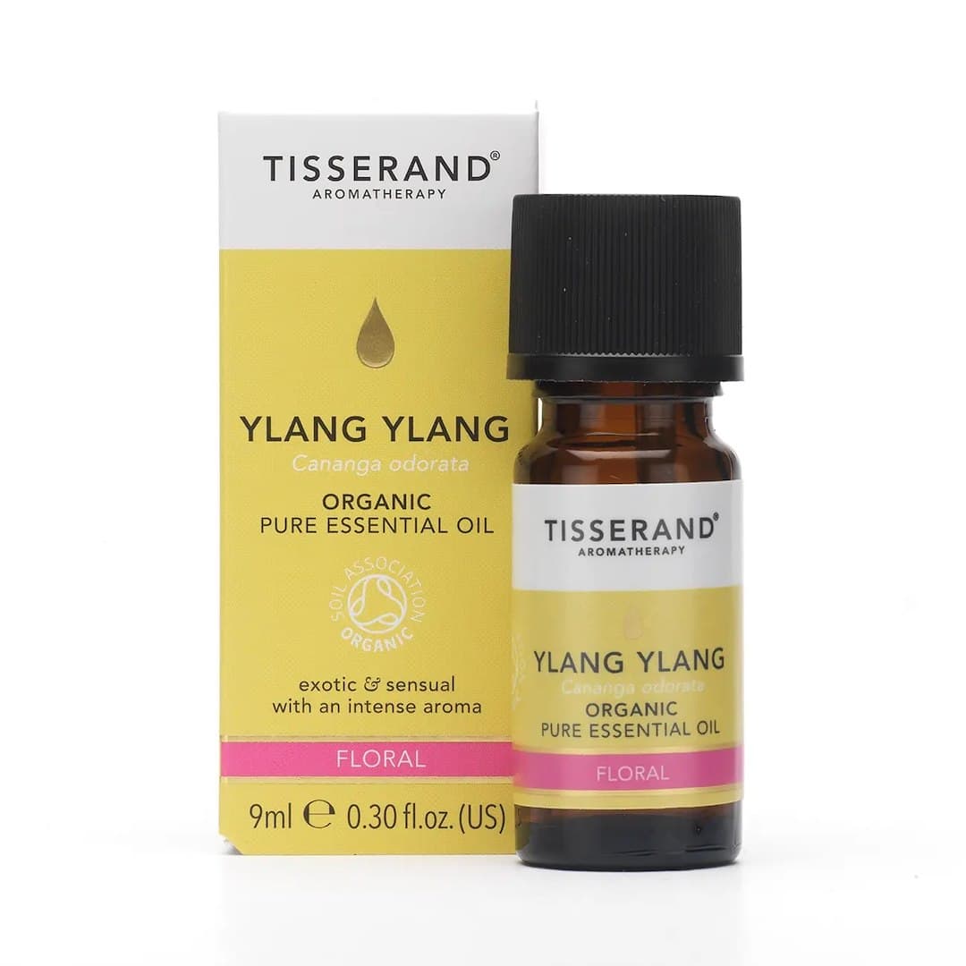 Tisserand Aromatherapy Ylang Ylang Cananga Odorata Ätherisches Öl 9ml – Tisserand Aromatherapy Verpackung