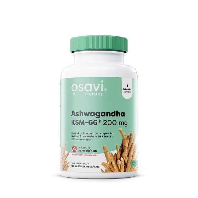 Osavi - Ashwagandha KSM-66® 200mg (120 kapsler)