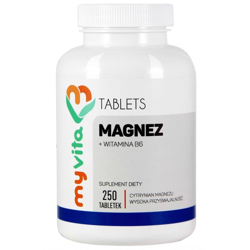 MyVita - Magnesium + Vitamin B6 Tabs – MyVita packaging
