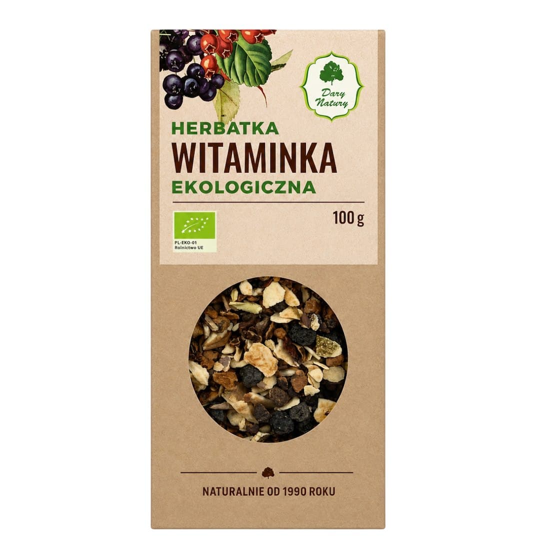 Dary Natury Organic Herbal Tea With Vitamins – Dary Natury packaging