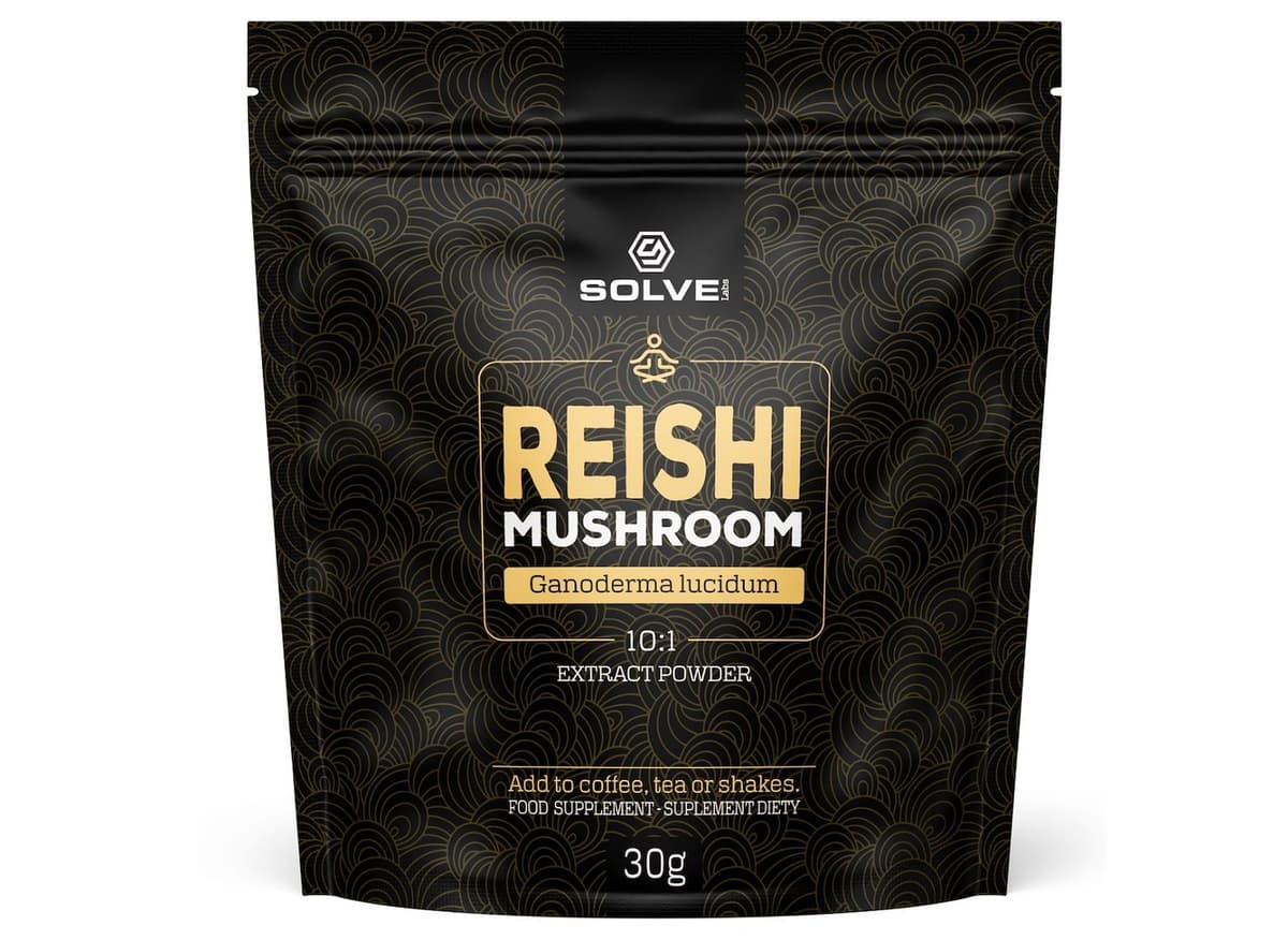 SOLVE Labs - Reishi (Ganoderma Lucidum) 10:1 – SOLVE Labs förpackning