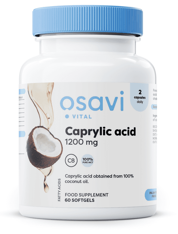 Osavi - Caprylic Acid, 1200mg - 60 kapslar