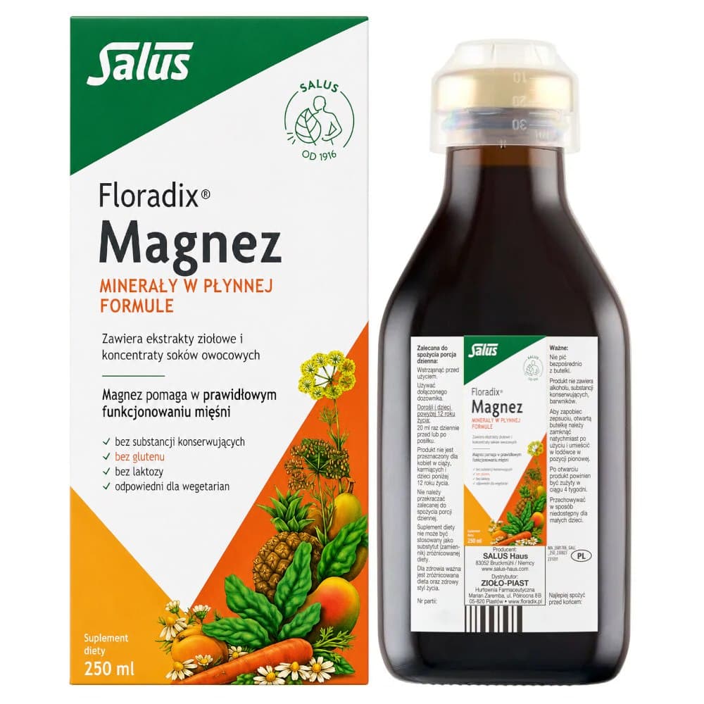 Floradix - Magnesium Liquid Formula - 250ml – Floradix packaging