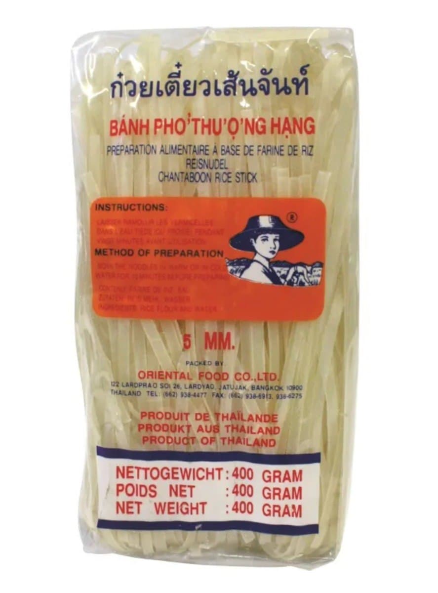 Oriental Food - Chantaboon Rice Stick - 400g – Oriental Food förpackning