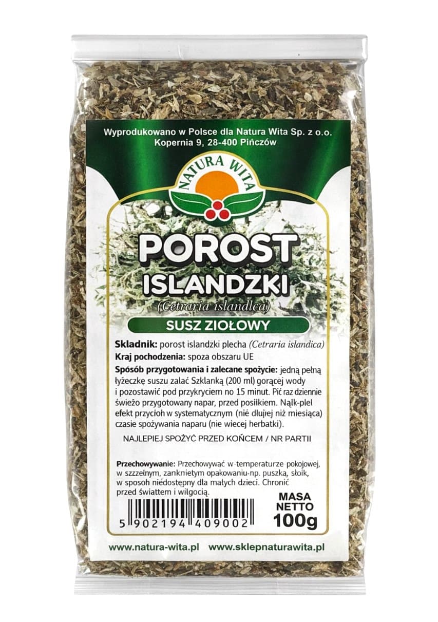 NATURA-WITA - Icelandic Moss - 100g
