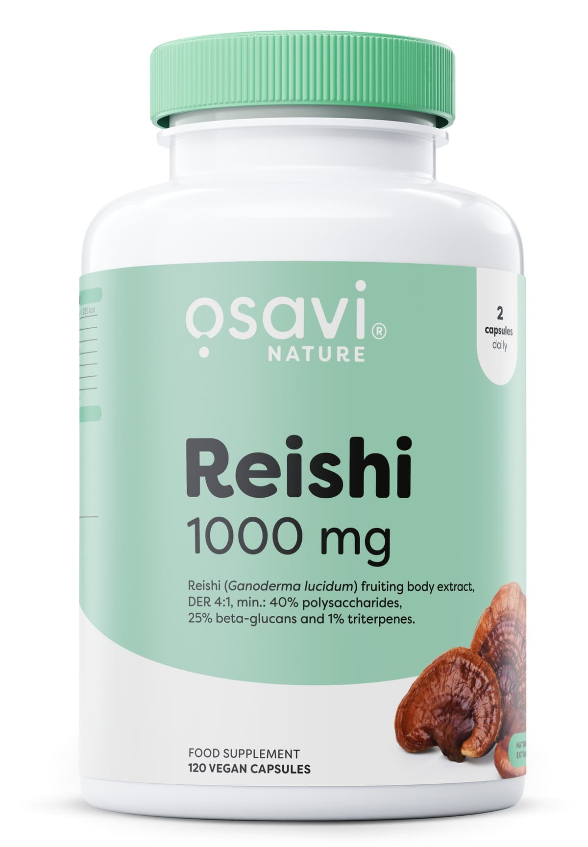 Reishi 1000mg - 120 Cápsulas | Osavi Advanced – Osavi empaque