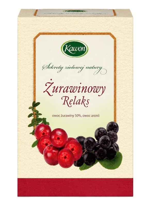 Kawon Herbata z żurawiną Relax Fix 20x3g