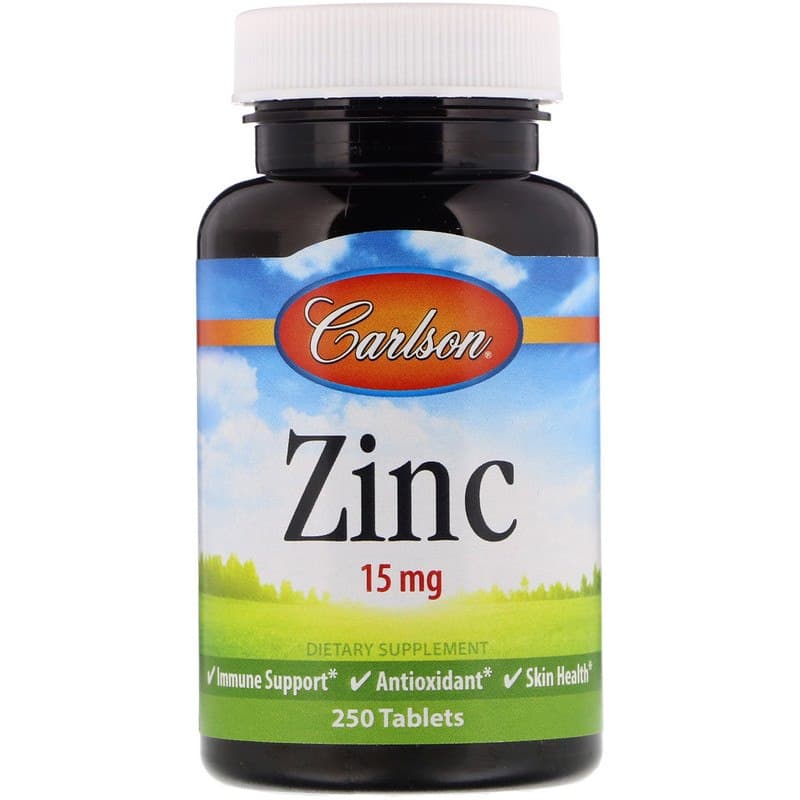 Carlson Labs - Zinc - 250 Tabs – Carlson Labs förpackning