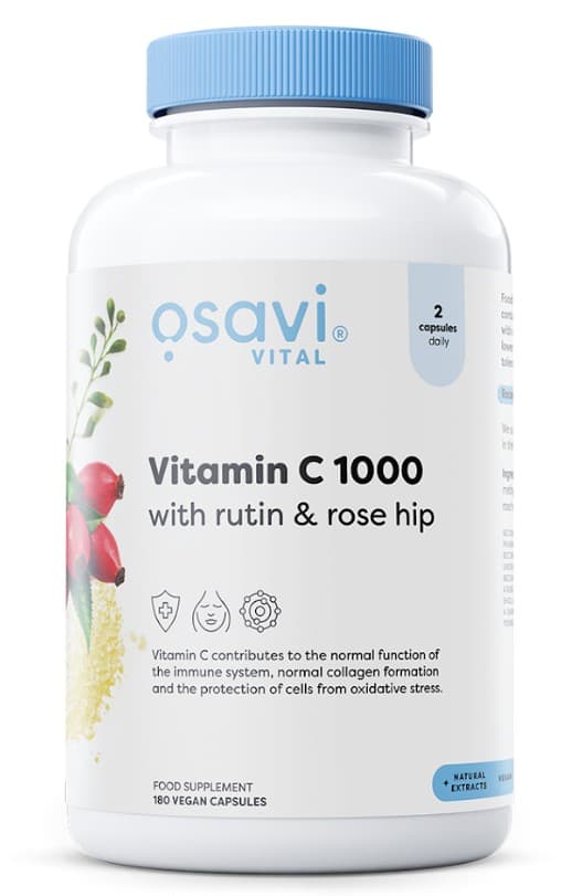 Osavi - Vitamina C1000 con Rutin e Rosa Canina – Osavi packaging