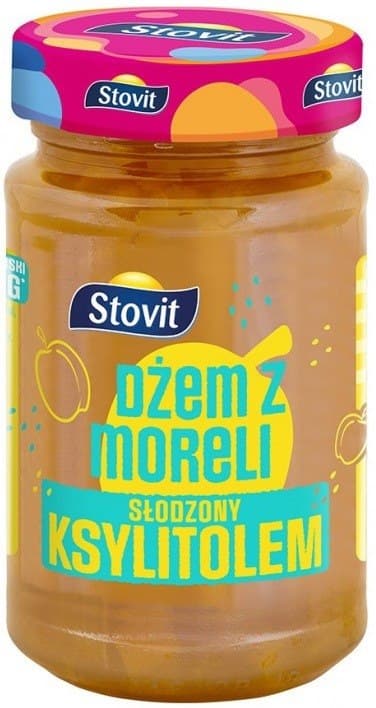 Stovit - Jam with Xylitol - 250g – Stovit förpackning