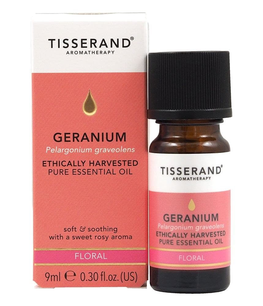 Tisserand Aromatherapy – Olio essenziale di geranio rosa (Pelargonium graveolens), 9 ml – Tisserand Aromatherapy confezione