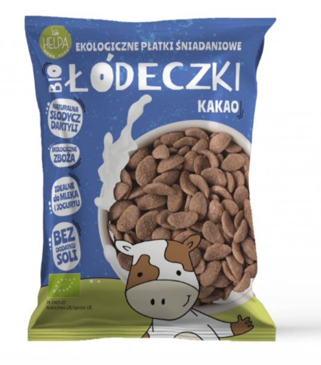 Helpa Łódeczki Jaglano - Orkiszowe Z Kakao Bez Dodatku Cukrów BIO 260 g – helpa Verpackung
