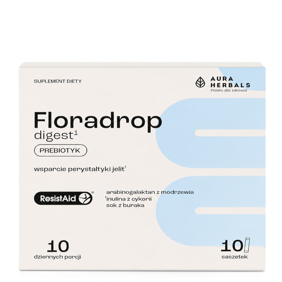 Aura Herbals - Floradrop Digest Prebiotic - 10 Beutel – Aura Herbals packaging