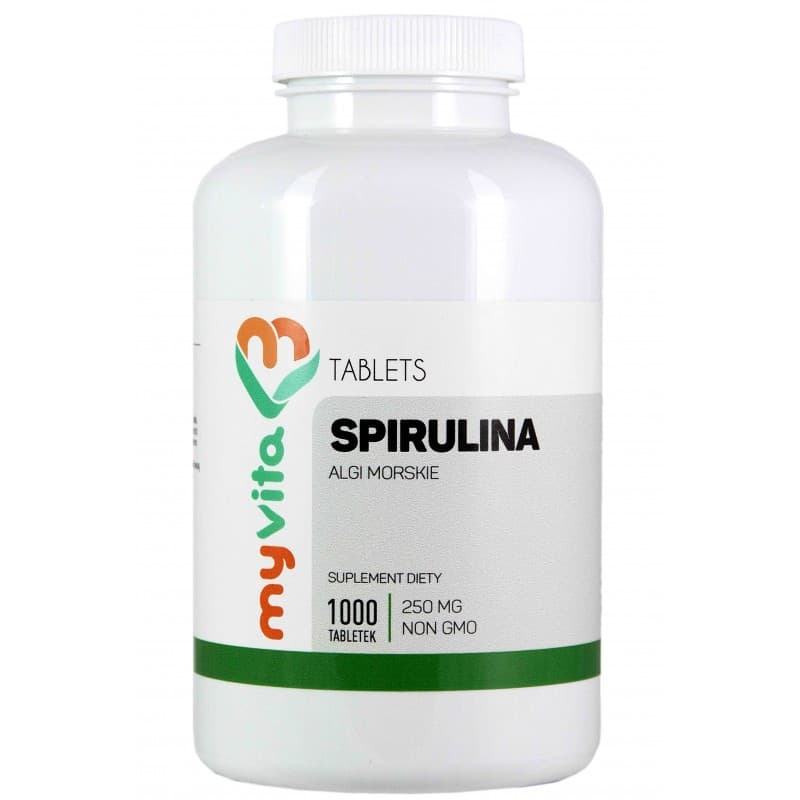 MyVita - Spirulina Tabs 250mg – MyVita packaging