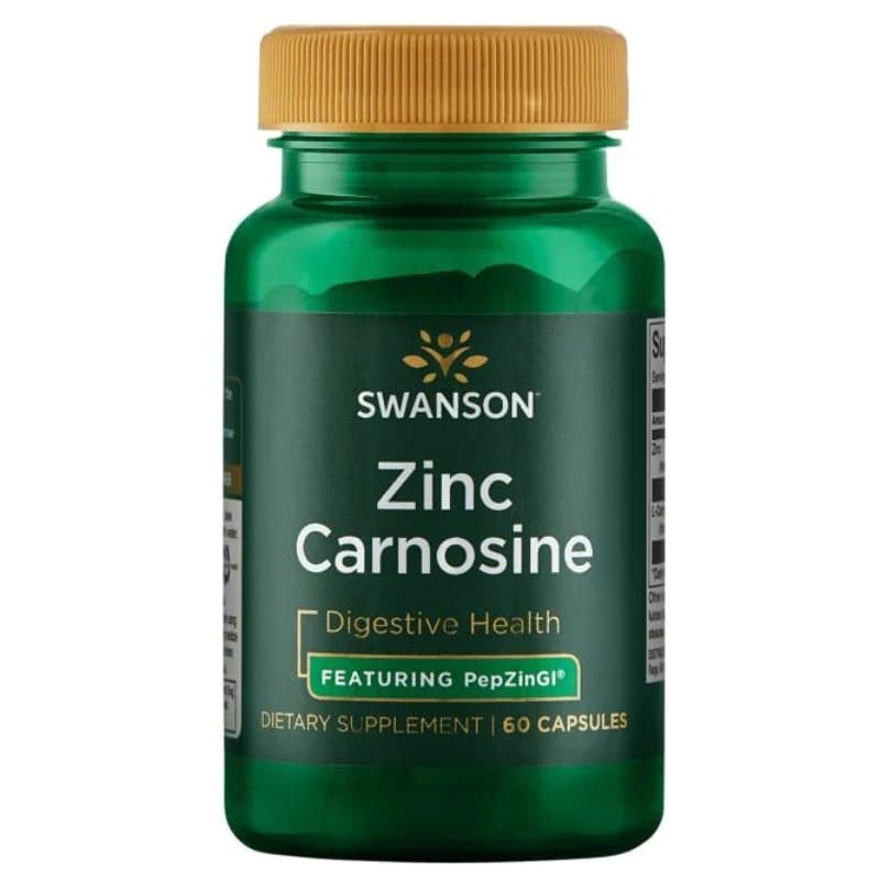 Swanson Zinc-Carnosine 8 mg - 60 capsules végétariennes – Swanson packaging