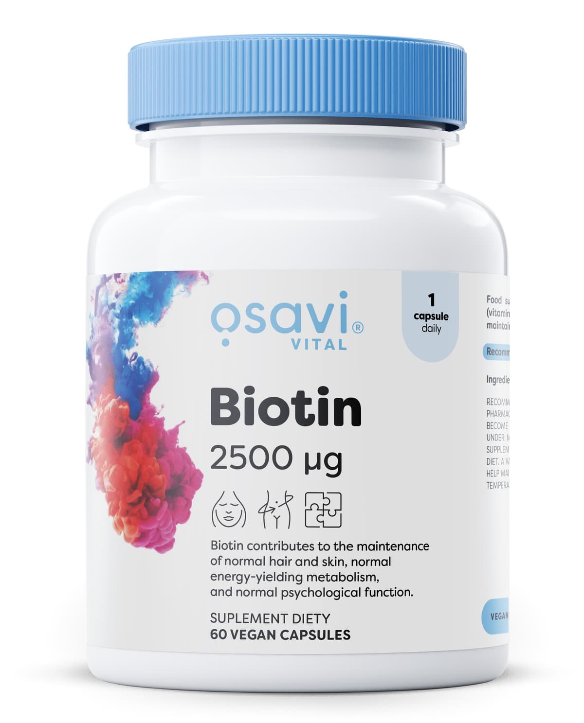 Osavi Advanced Biotin 5000mcg - 60 vegetabiliska kapslar
