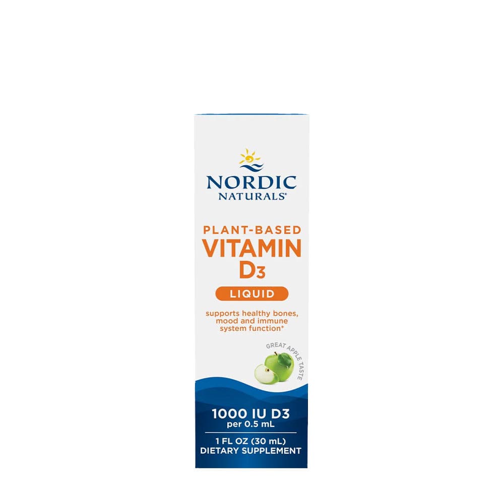 Nordic Naturals Plant-Based Vitamin D3 Liquid 25 mcg - 30 ml – Nordic Naturals förpackning
