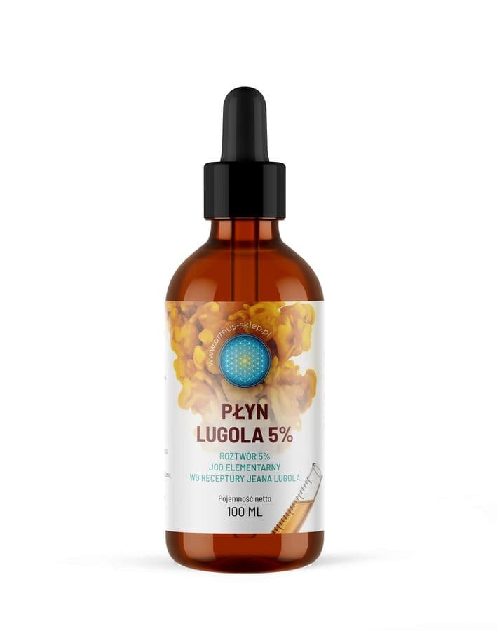 Ormus - Lugol'S Solution 5% - 100ml – Ormus förpackning