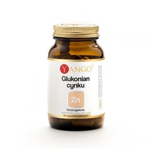 Yango - Zinc Gluconate - 90 kapslar – Yango förpackning
