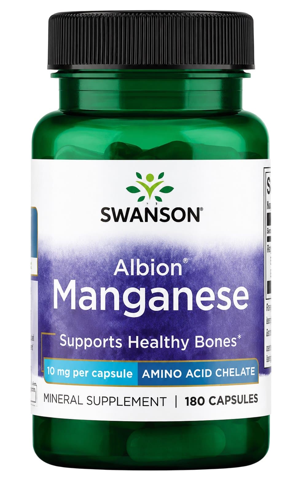 Swanson - Chelated Manganese - 180 kapslar