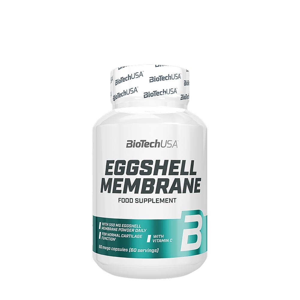 BiotechUSA Eggshell Membrane 60 Mega Caps – Apoyo natural para articulaciones y tejido conectivo – BioTechUSA packaging